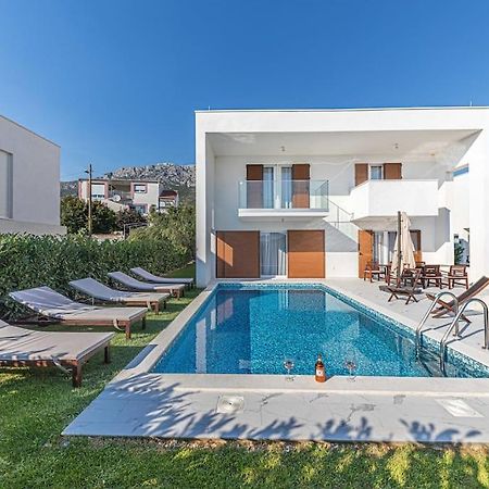 Luxury Villa Tina With Private Heated Pool Каштела Экстерьер фото